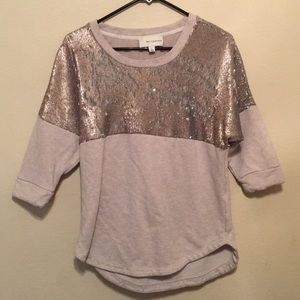 Sequin changing mid sleeve